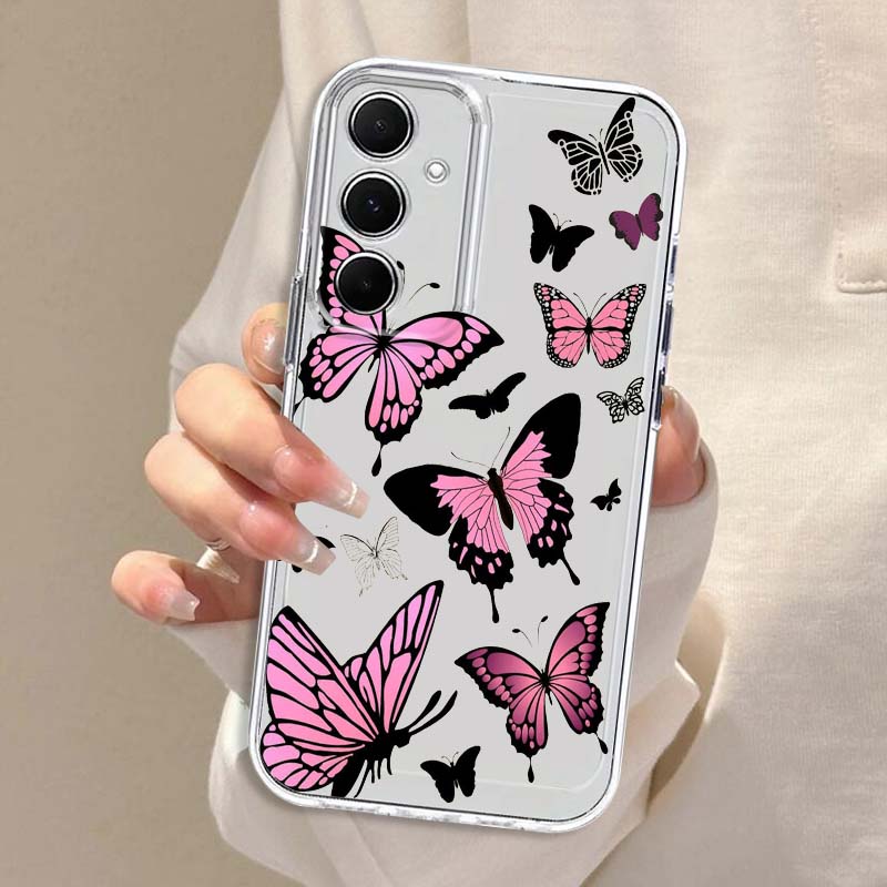 เคสโทรศัพท์กราฟิกผีเสื้อสีม่วง - Phone Cases Samsung A14 บทวิจารณ์และราคา