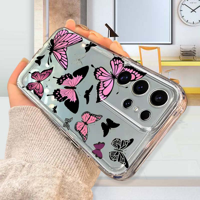 เคสโทรศัพท์กราฟิกผีเสื้อสีม่วง - Phone Cases Samsung A14 บทวิจารณ์และราคา