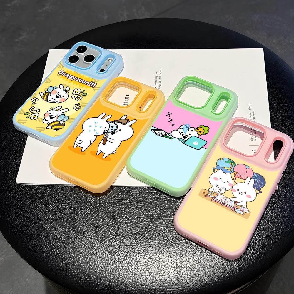 เคสโทรศัพท์ลายกระต่ายน่ารัก Us - Phone Cases With Card Holder บทวิจารณ์และราคา