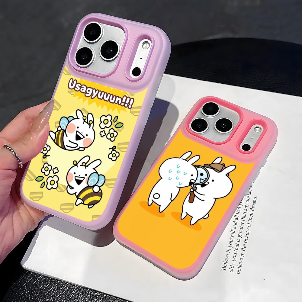 เคสโทรศัพท์ลายกระต่ายน่ารัก Us - Phone Cases With Card Holder บทวิจารณ์และราคา