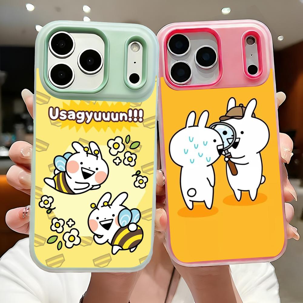 เคสโทรศัพท์ลายกระต่ายน่ารัก Us - Phone Cases With Card Holder บทวิจารณ์และราคา